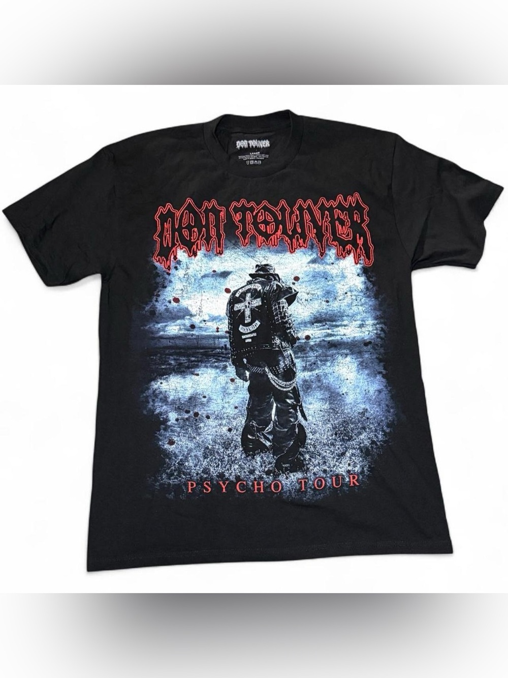 Don Toliver Psycho Tour Merch Black Graphic Tee L